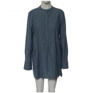 Victoria Beckham Denim Shirt Dress Size 4